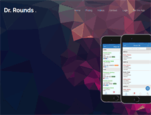 Tablet Screenshot of drrounds.com